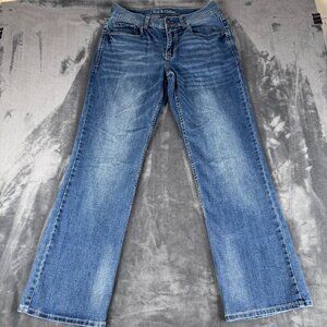 Axe And Crown Mens Relaxed Boot Cut Jeans 32x34 Medium Wash